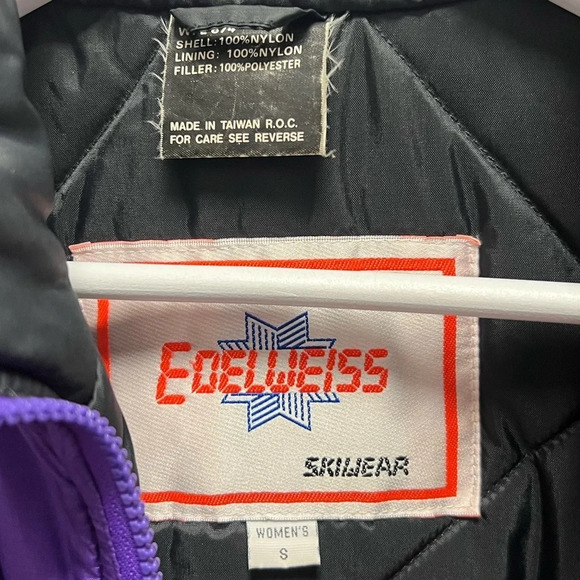 Vintage Edelweiss Skiwear Women's Puffer Ski Snow Jacket - Picture 5 of 9